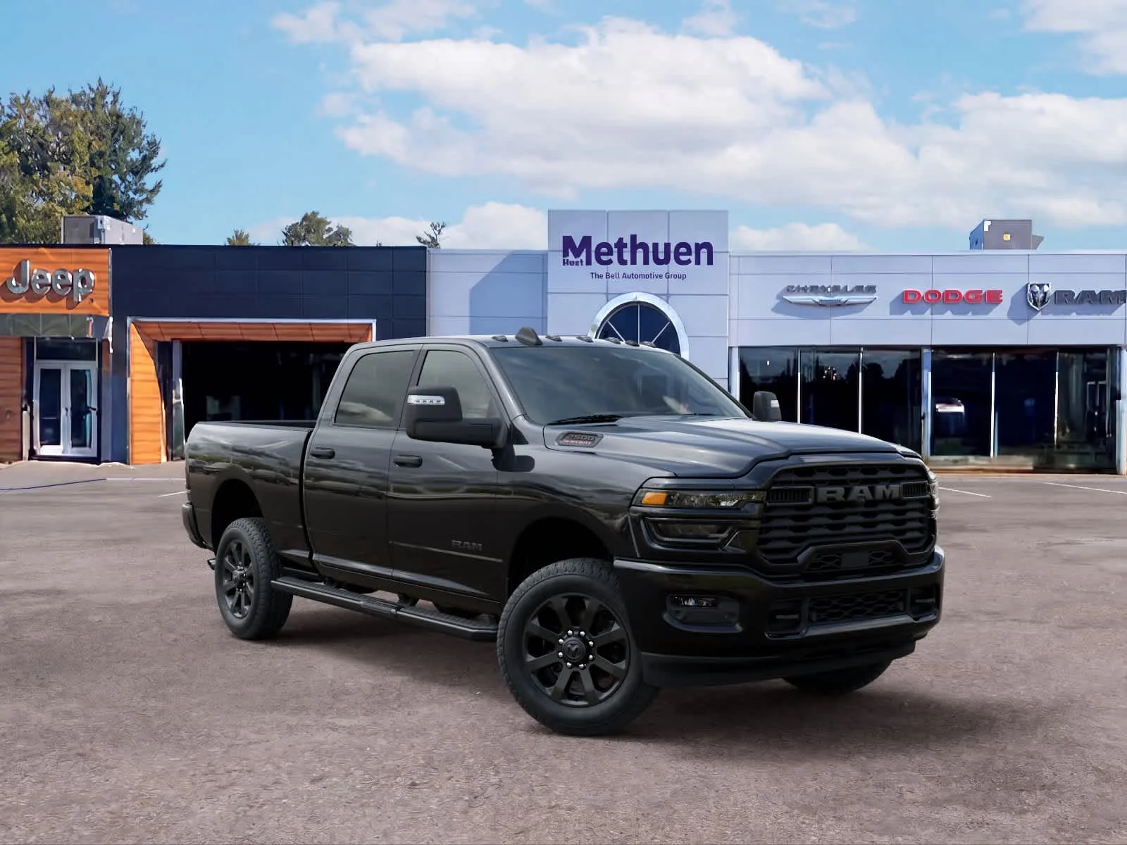 New 2026 Diamond Black Crystal Pearlcoat Ram Big Horn image 5