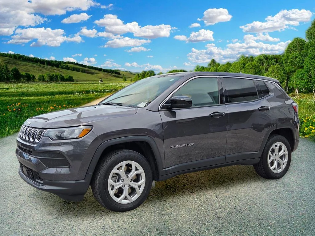 Certified Used 2024 Gray Jeep Sport image 2