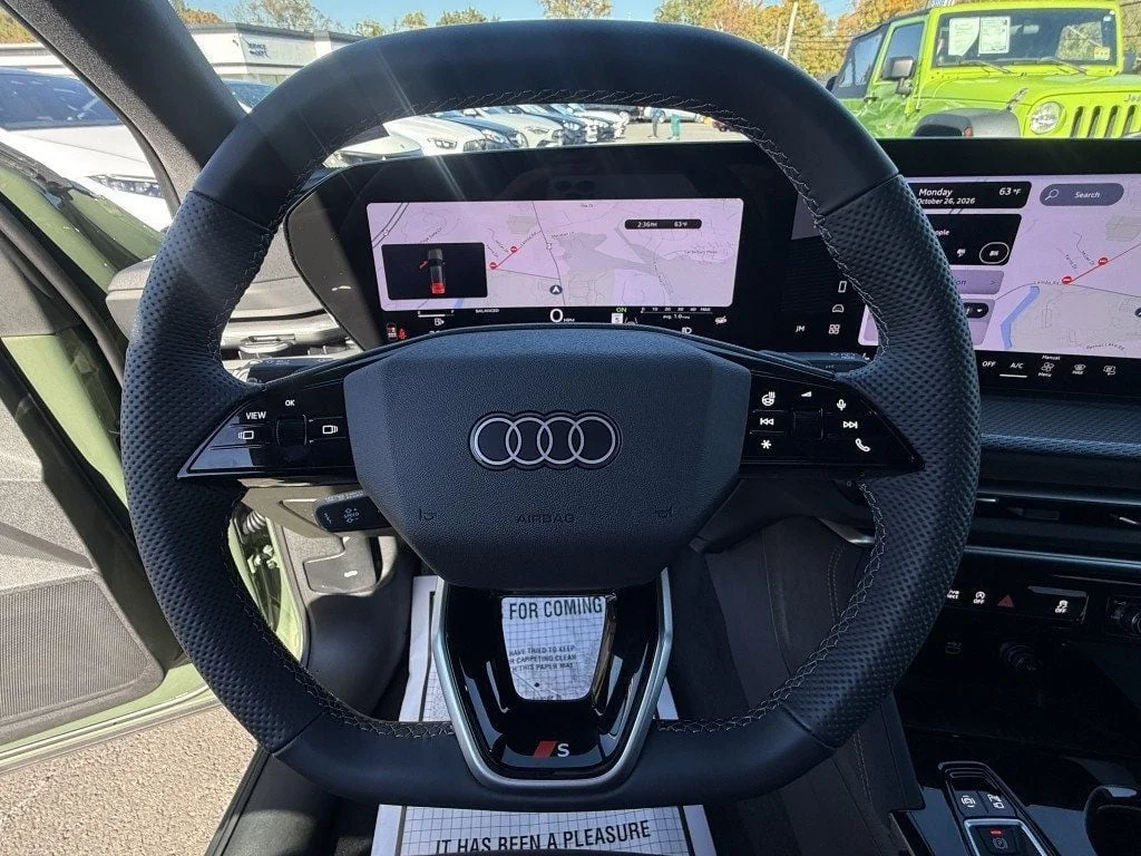 Used 2026 District Green Metallic Audi Premium Plus 3.0 TFSI quattro w/ Black Optic & Warm Weather image 14