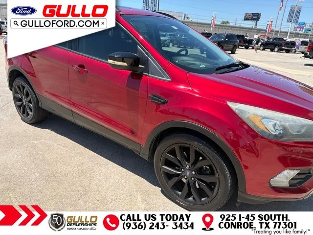 Used 2017 Ford Escape Titanium with VIN 1FMCU0J94HUD19447 for sale in Conroe, TX