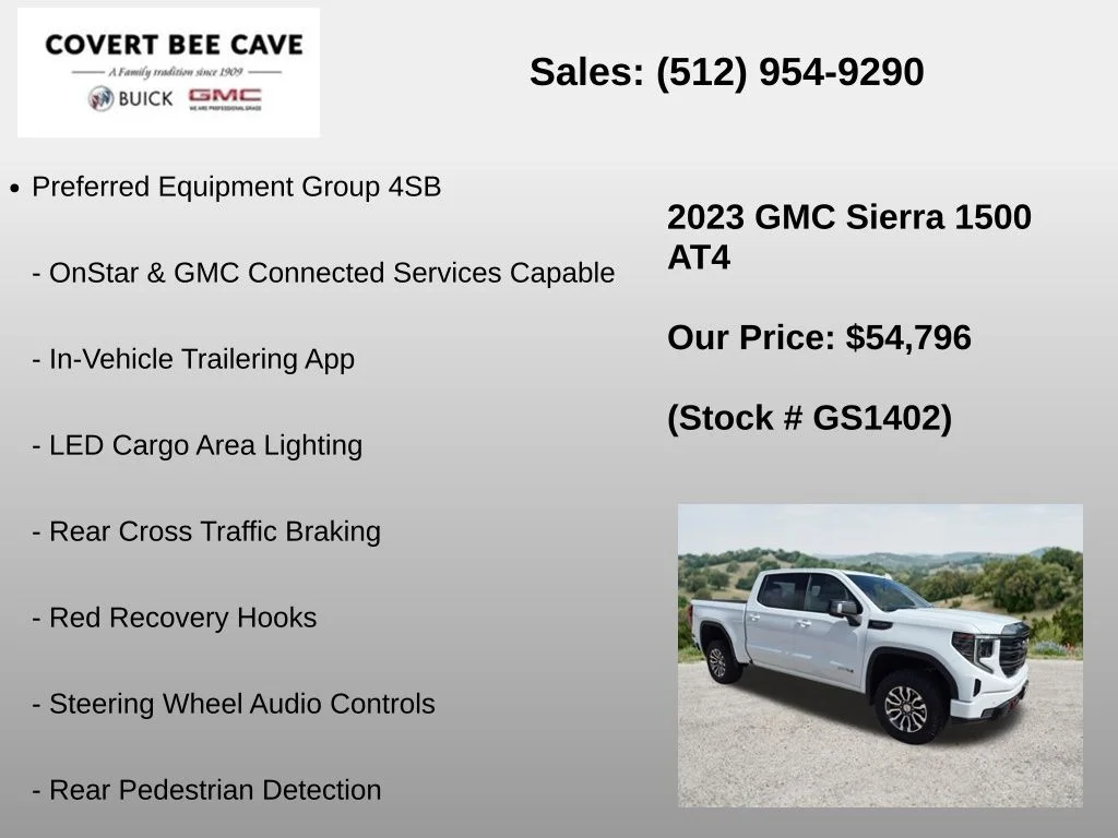 Used 2023 White GMC AT4 image 36