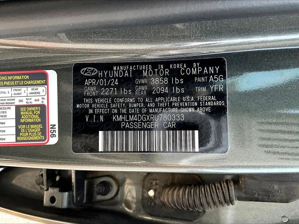 Certified Used 2024 Gray Hyundai SEL image 19