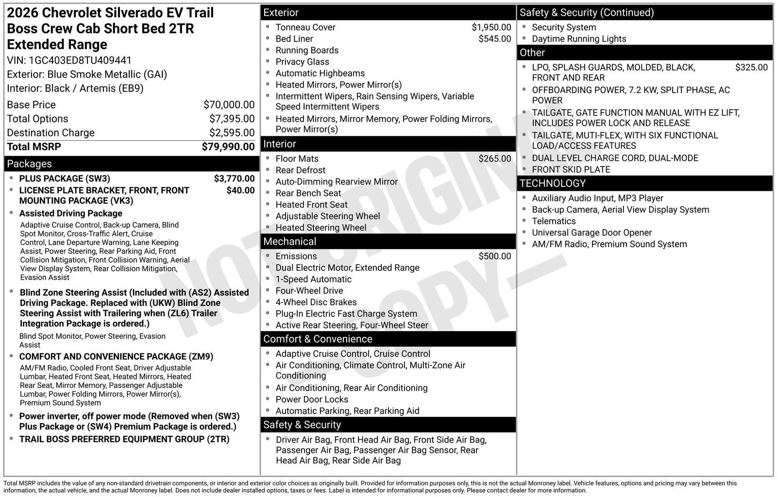 2026 Chevrolet Silverado EV Trail Boss - Photo 16