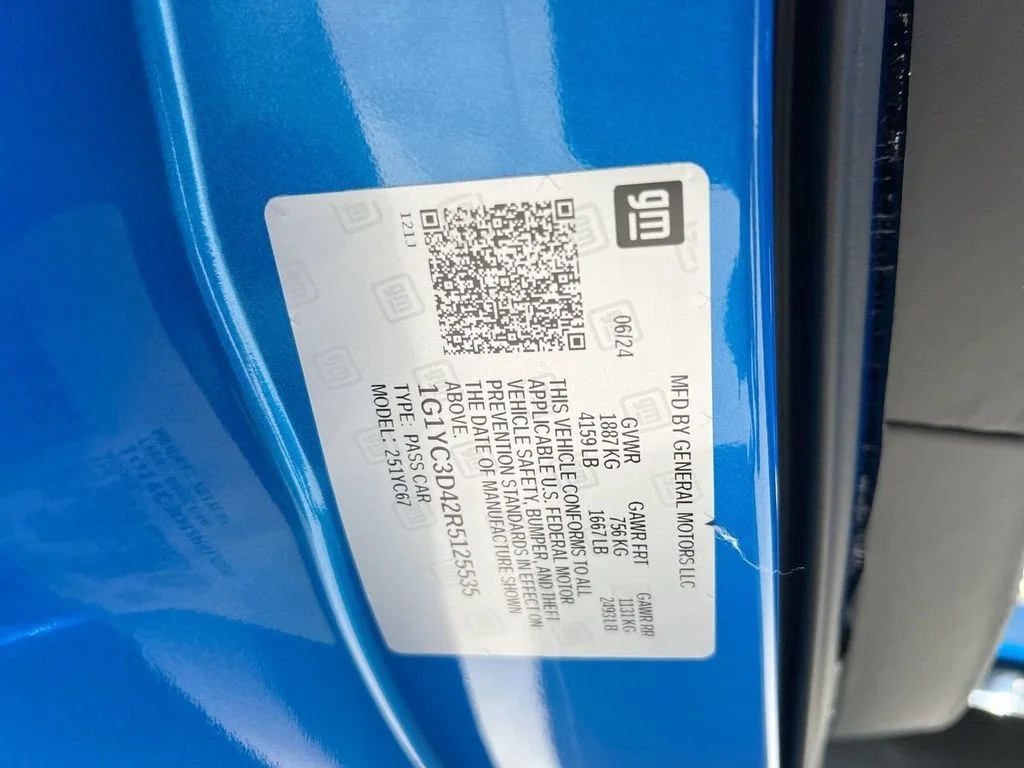 Used 2024 Riptide Blue Chevrolet Stingray image 20