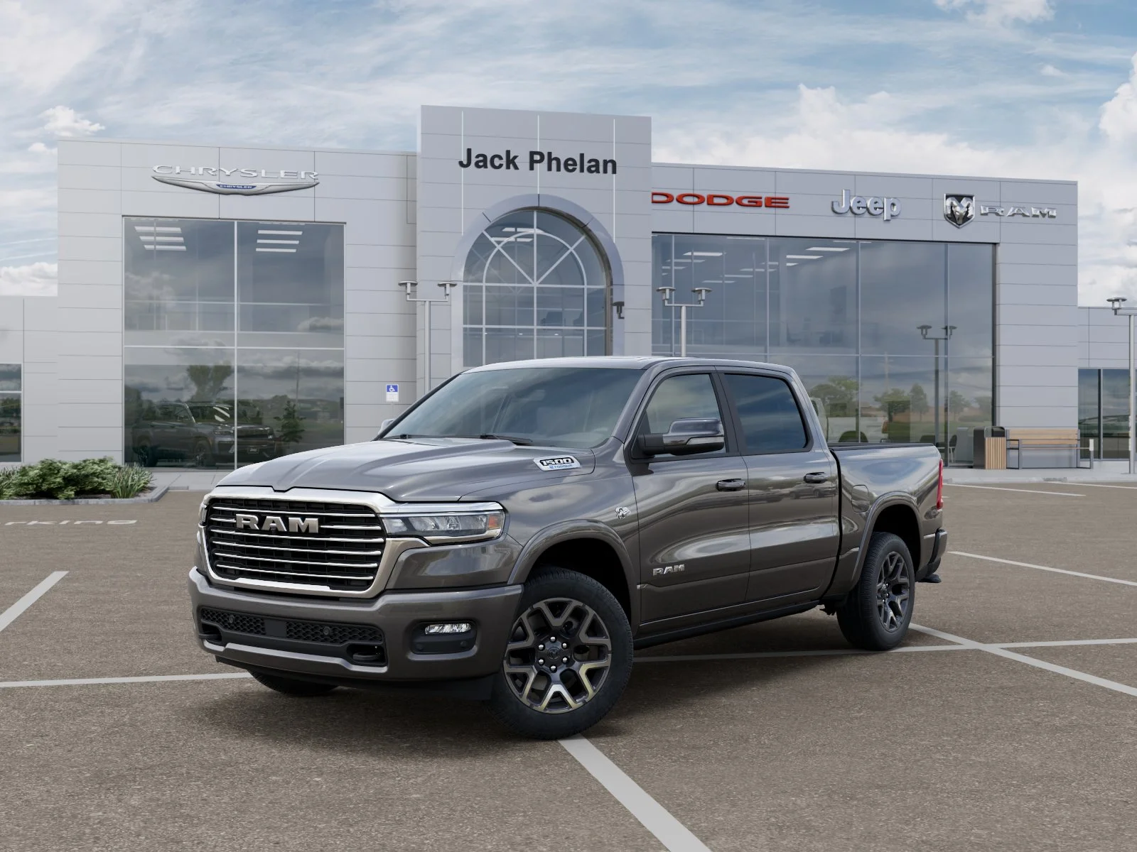 New 2026 Granite Crystal Metallic Clear-Coat Exterior Paint RAM Laramie image 27