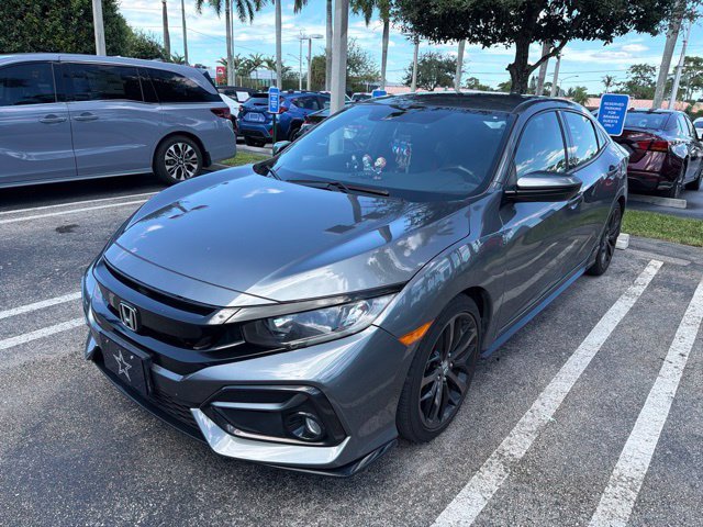 Certified Used 2021 Gray Honda Sport image 3