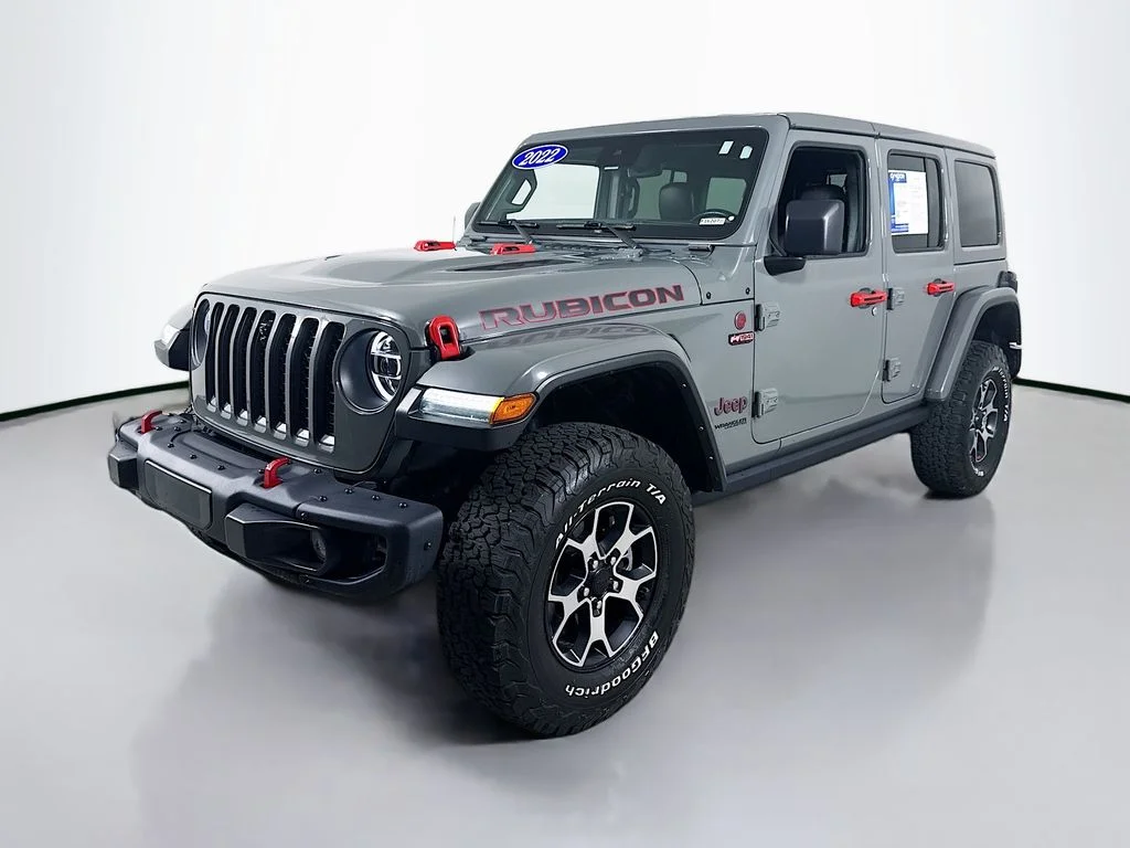 Used 2022 Sting Gray Clearcoat Jeep Unlimited Rubicon image 9