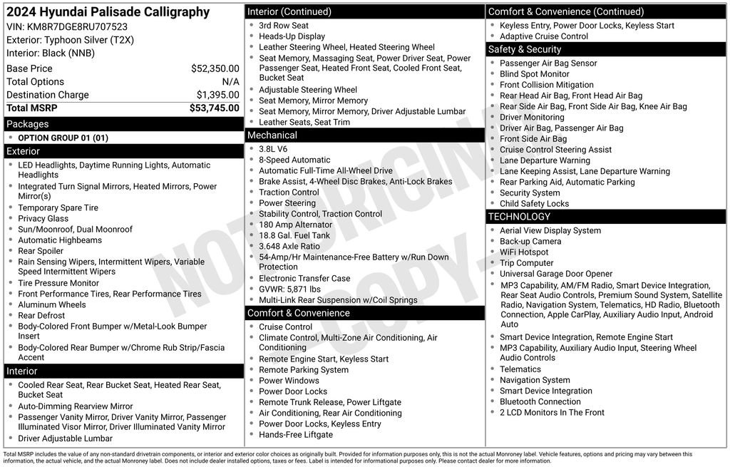 Used 2024 Silver Hyundai Calligraphy image 29
