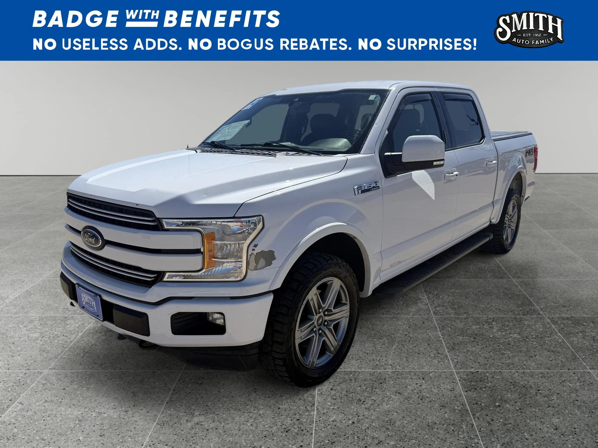 Used 2019 Oxford White Ford LARIAT image 8