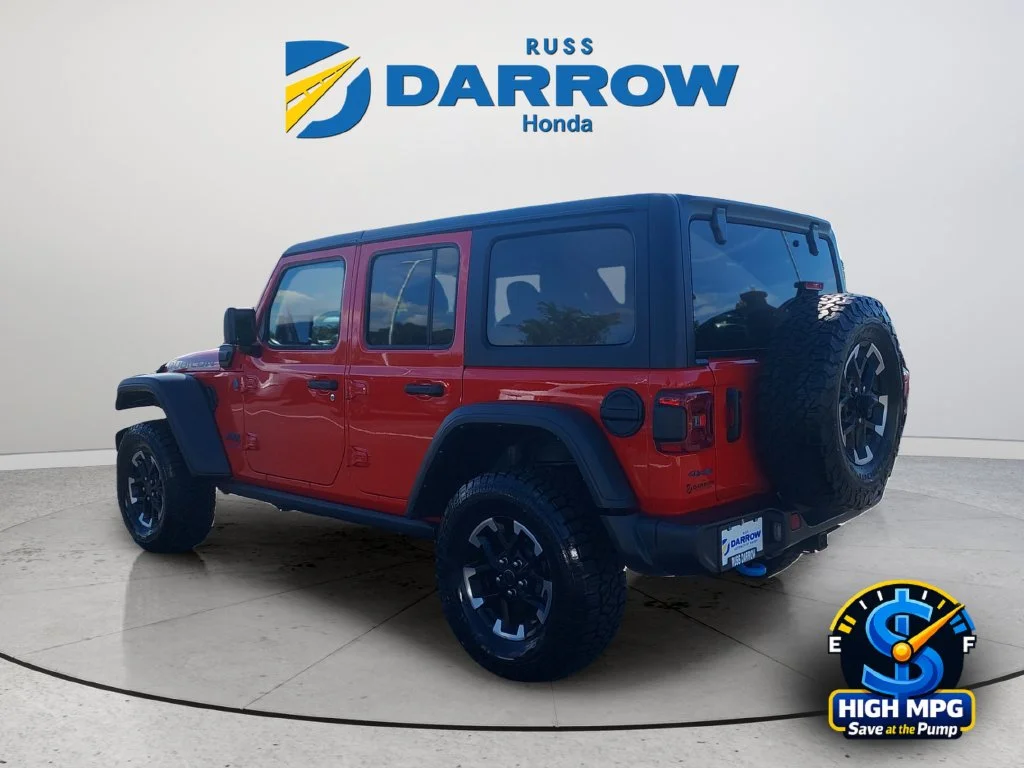 Used 2024 Red Jeep Rubicon 4xe image 3