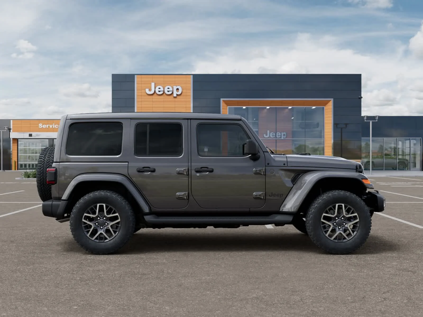 New 2026 Granite Crystal Metallic Clearcoat Jeep Sahara image 21