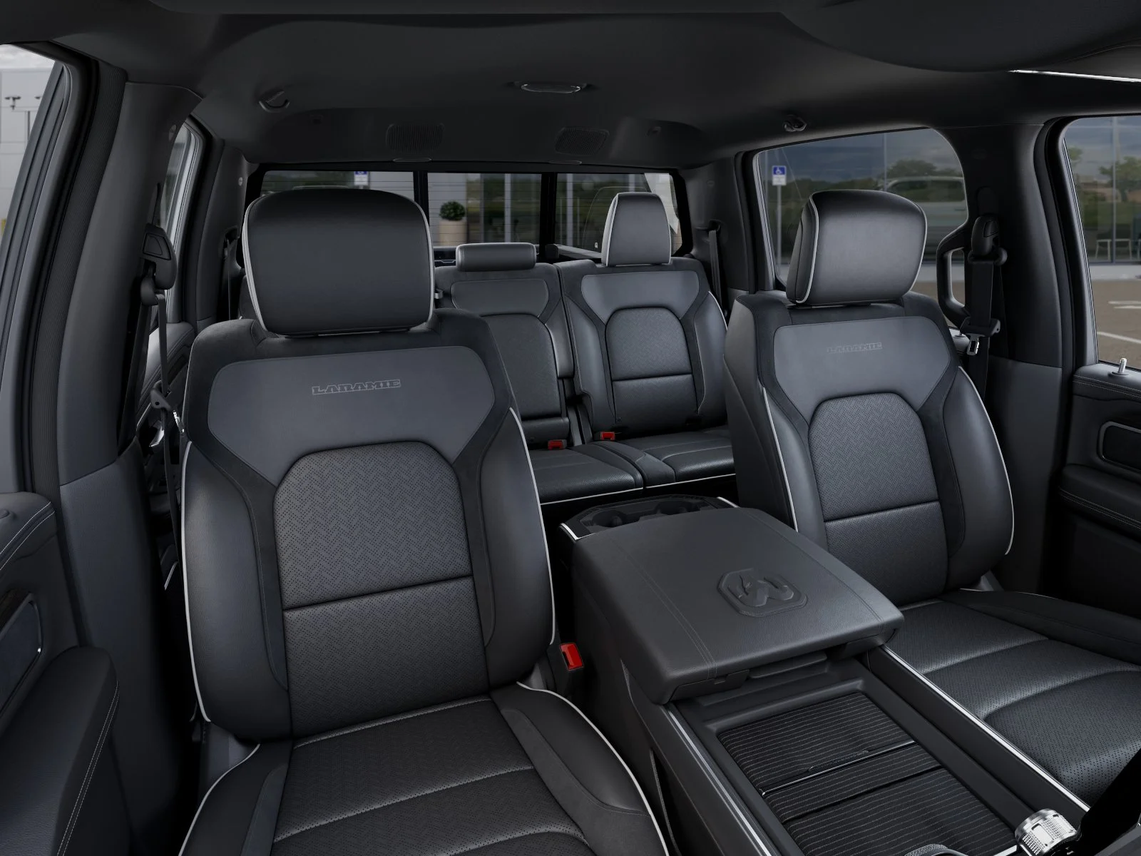 New 2026 Diamond Black Crystal Pearl-Coat Exterior Paint RAM Laramie image 42