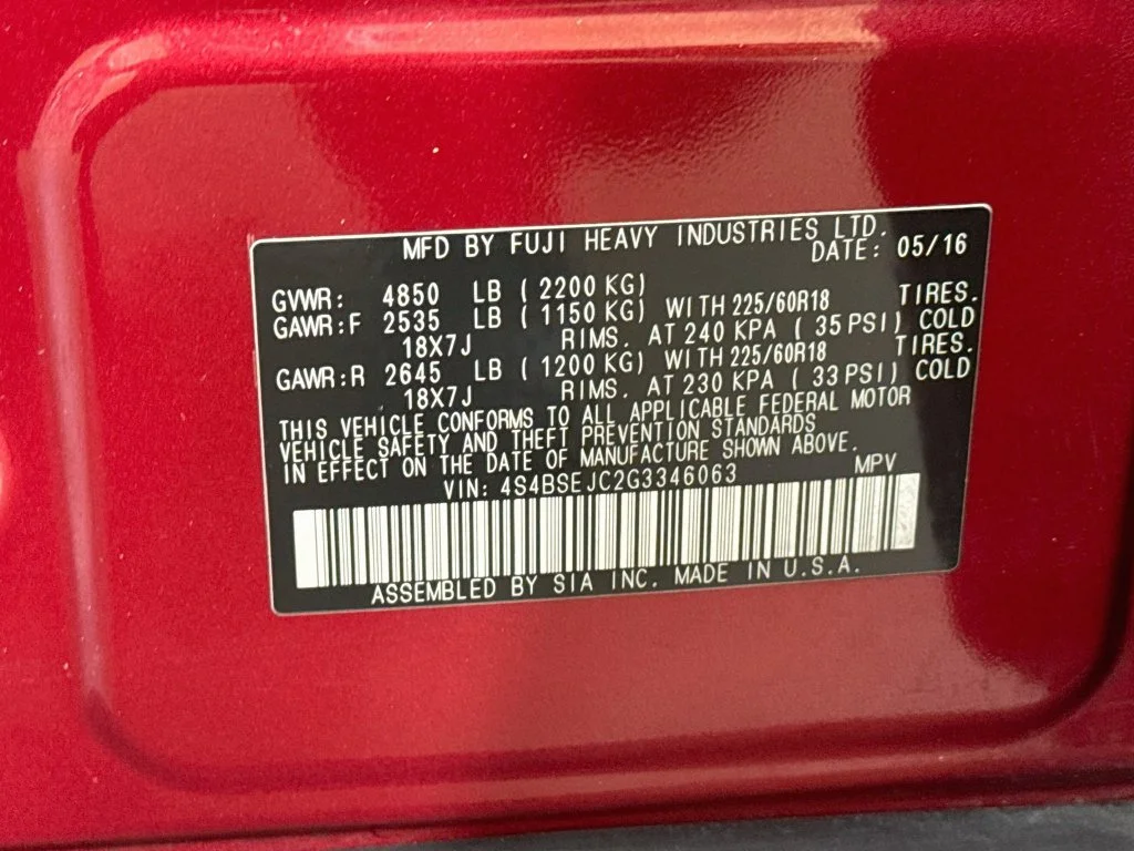 Used 2016 Red Subaru 3.6R image 41