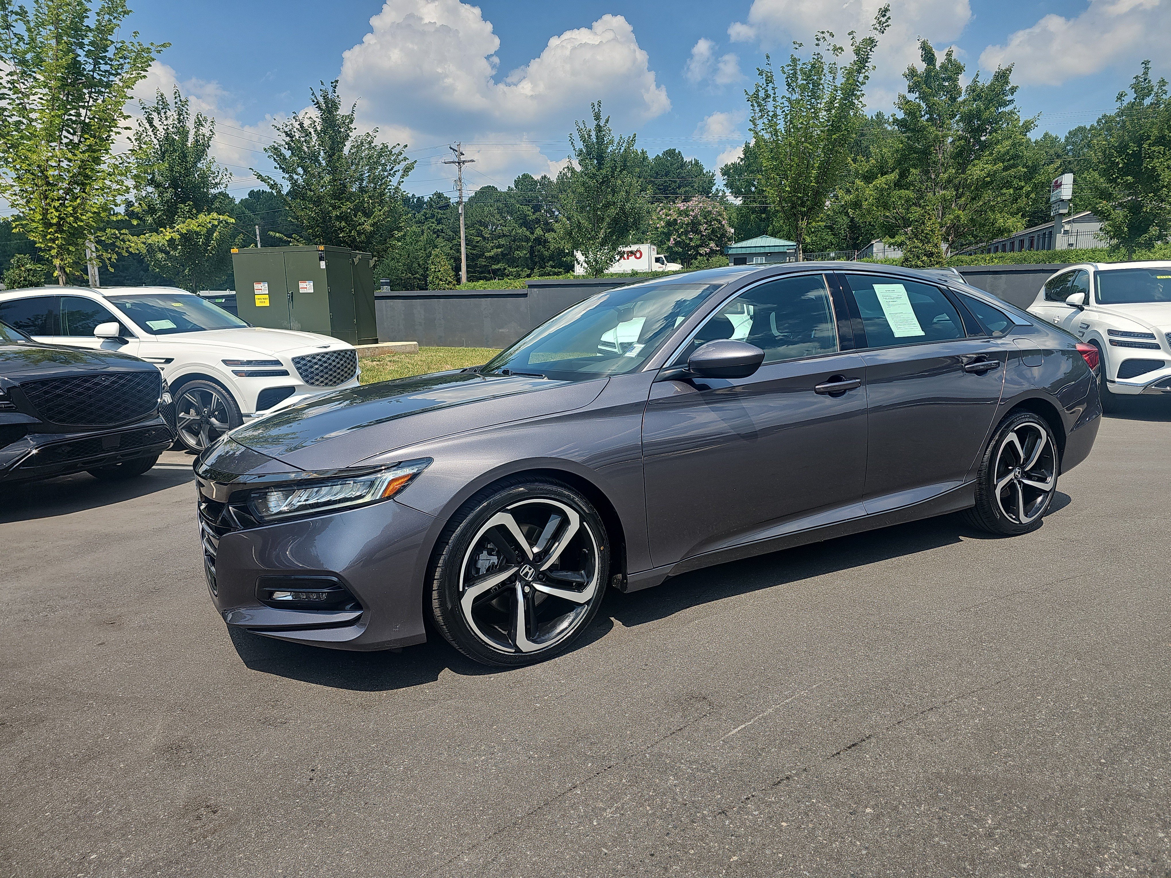 Used 2018 Modern Steel Metallic Honda Sport 1.5T image 1