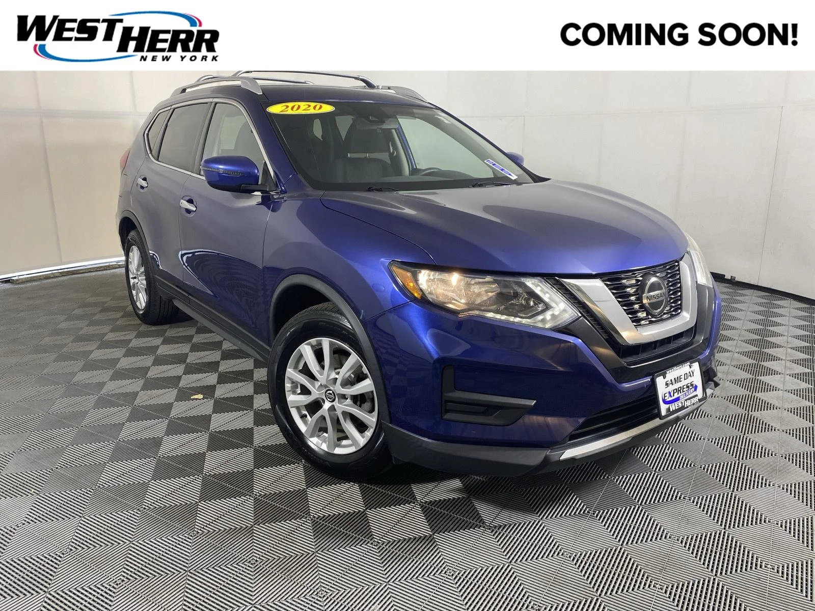 Used 2020 Caspian Blue Metallic Nissan SV image 1
