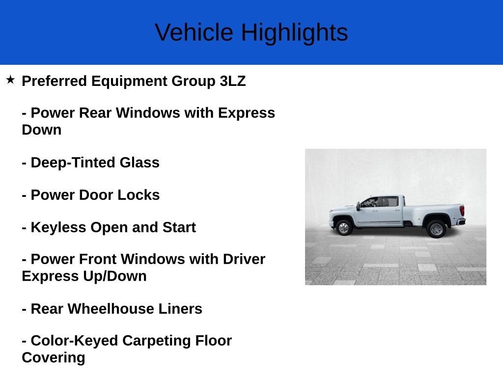 New 2026 Polar White Tricoat Chevrolet High Country DRW image 3