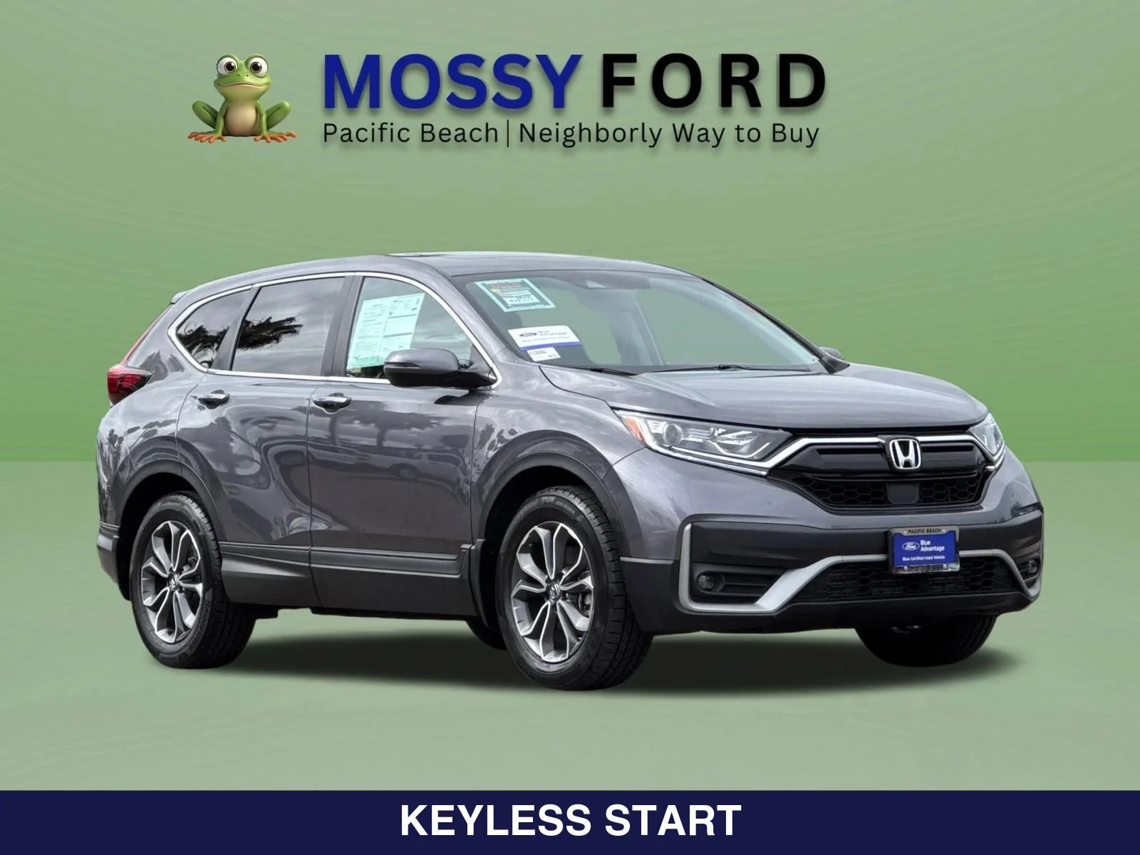 Used 2022 Modern Steel Metallic Honda EX-L Certified Pre-Owned image 2