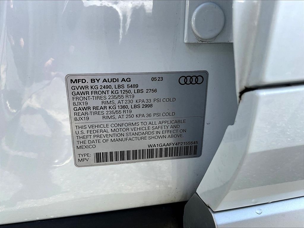 Used 2023 White Audi 45 S line Premium image 20