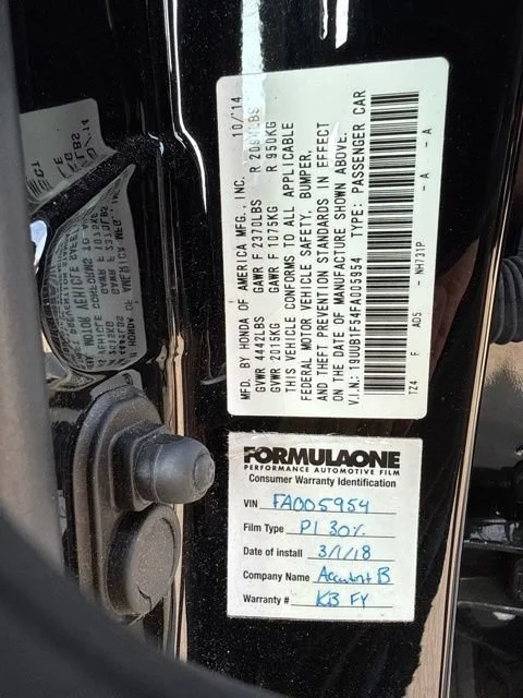 Used 2015 Crystal Black Pearl Acura Tech image 11