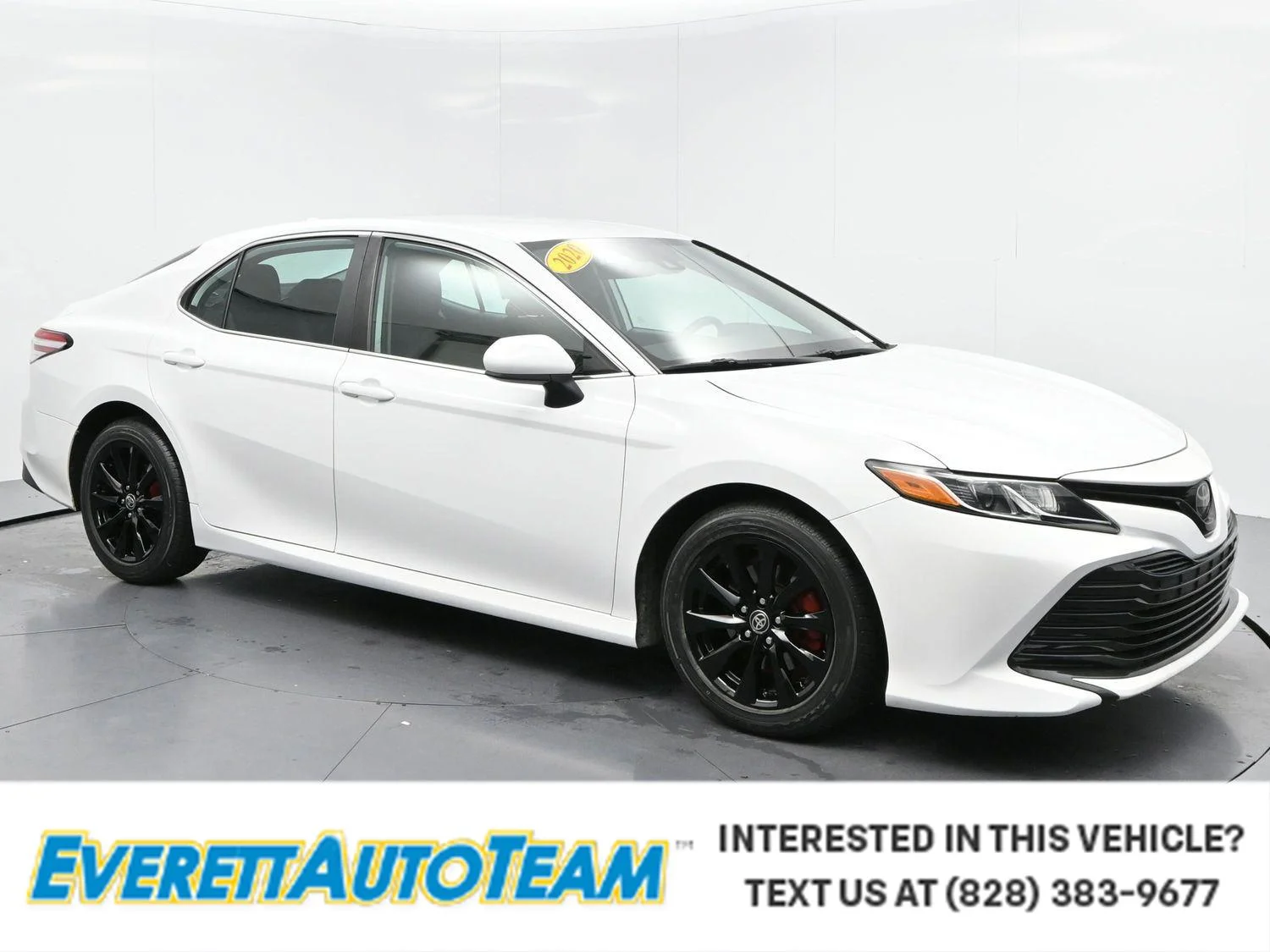 Used 2020 Super White Toyota LE image 1