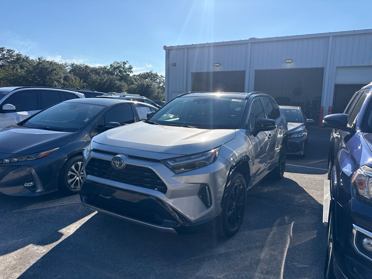 Used 2023 Silver Toyota XSE image 1