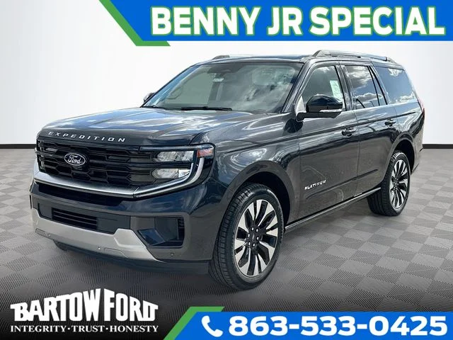 New 2025 Gray Metallic Ford Platinum image 1