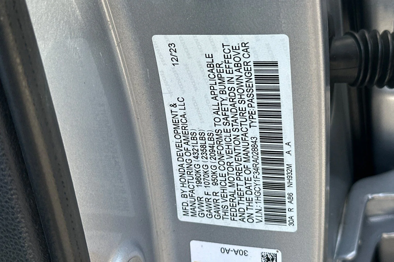 Certified Used 2024 Platinum White Pearl Honda EX image 26