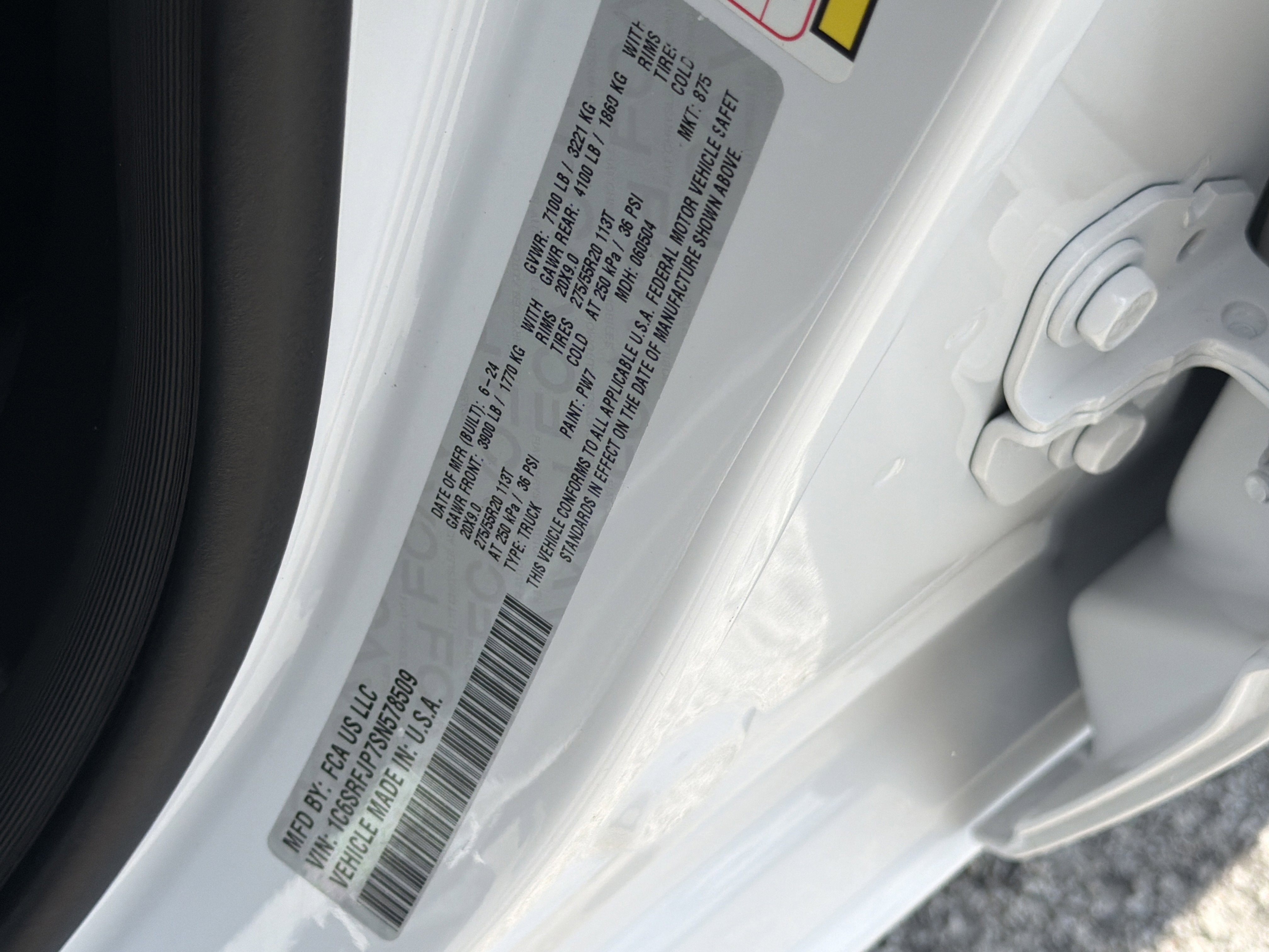 Used 2025 Bright White Clearcoat Ram Laramie image 37