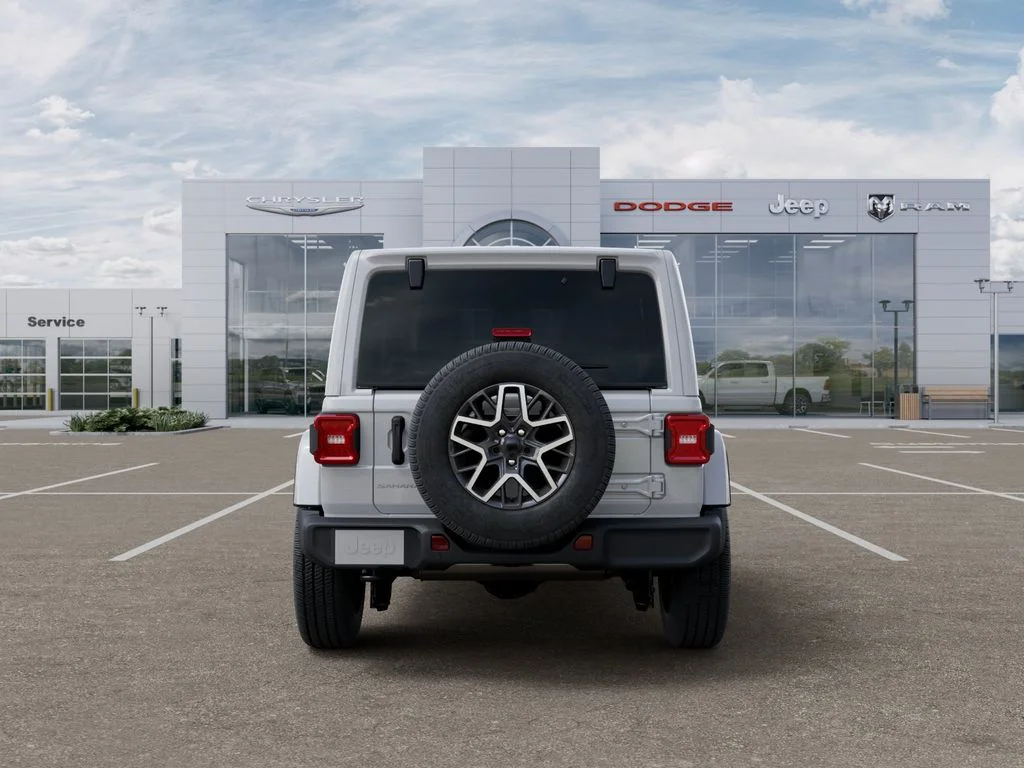 New 2026 Bright White Clear-Coat Exterior Paint Jeep Sahara image 7