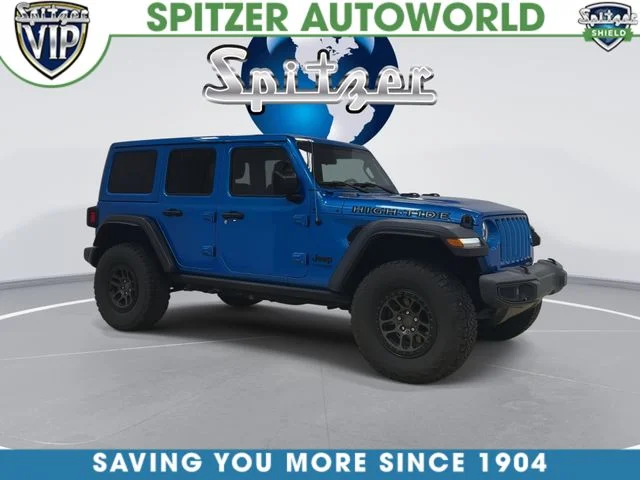 Used 2022 Blue Pearl Jeep Unlimited High Tide image 3
