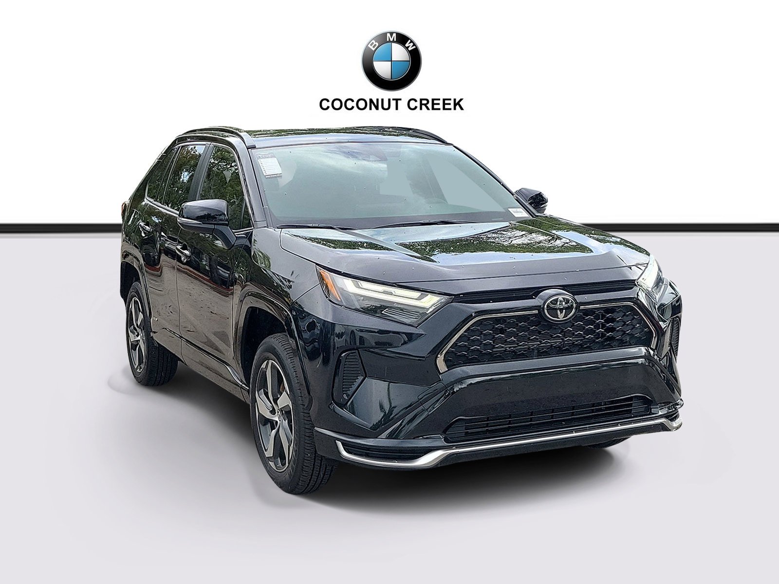 Used 2025 Midnight Black Metallic Toyota SE image 1