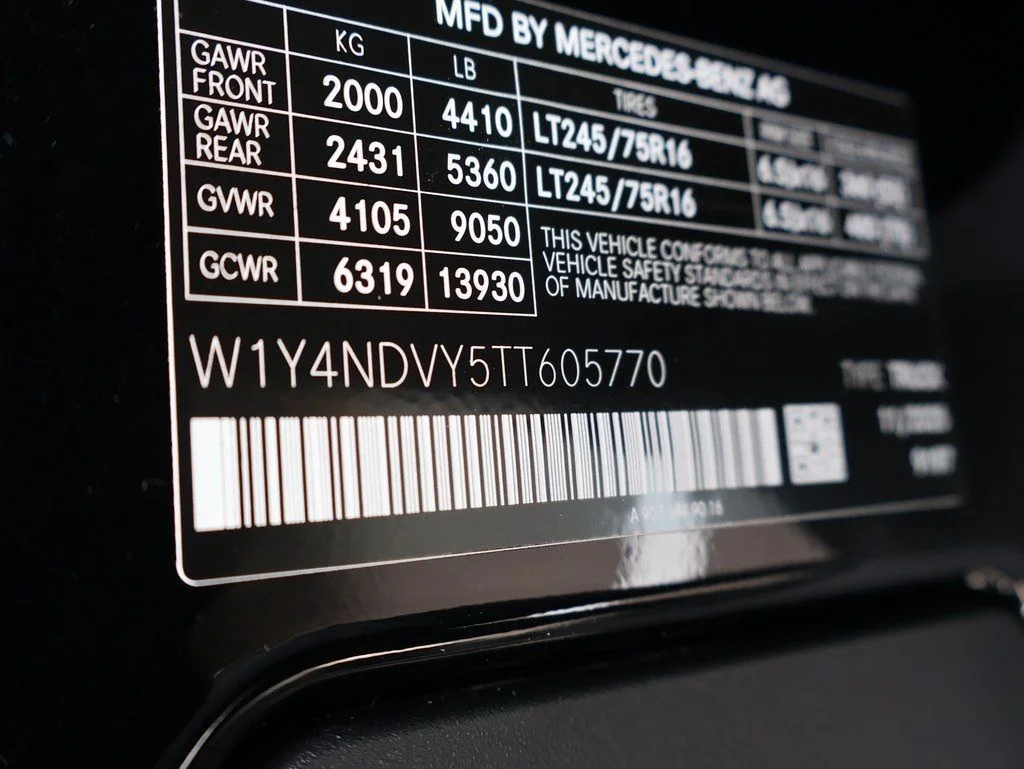New 2026 Obsidian Black Metallic Mercedes-Benz Cargo 170 WB image 52