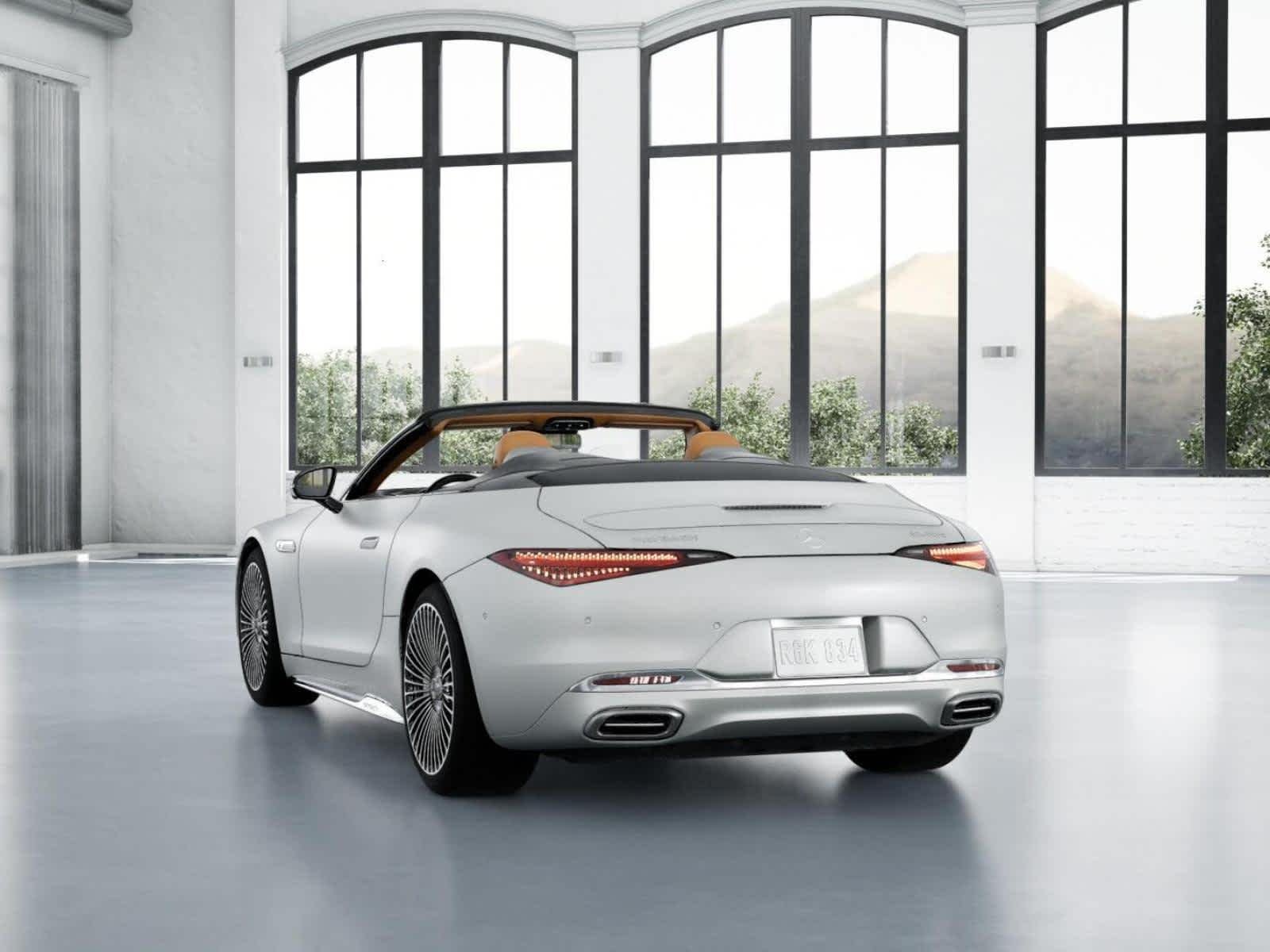 New 2027 MANUFAKTUR Moonlight White Magno Mercedes-Benz Maybach SL 680 Monogram Series image 26