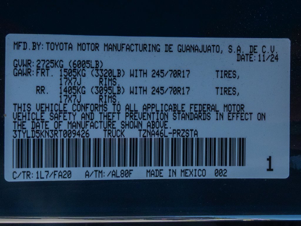 2024 Toyota Tacoma SR - Photo 29