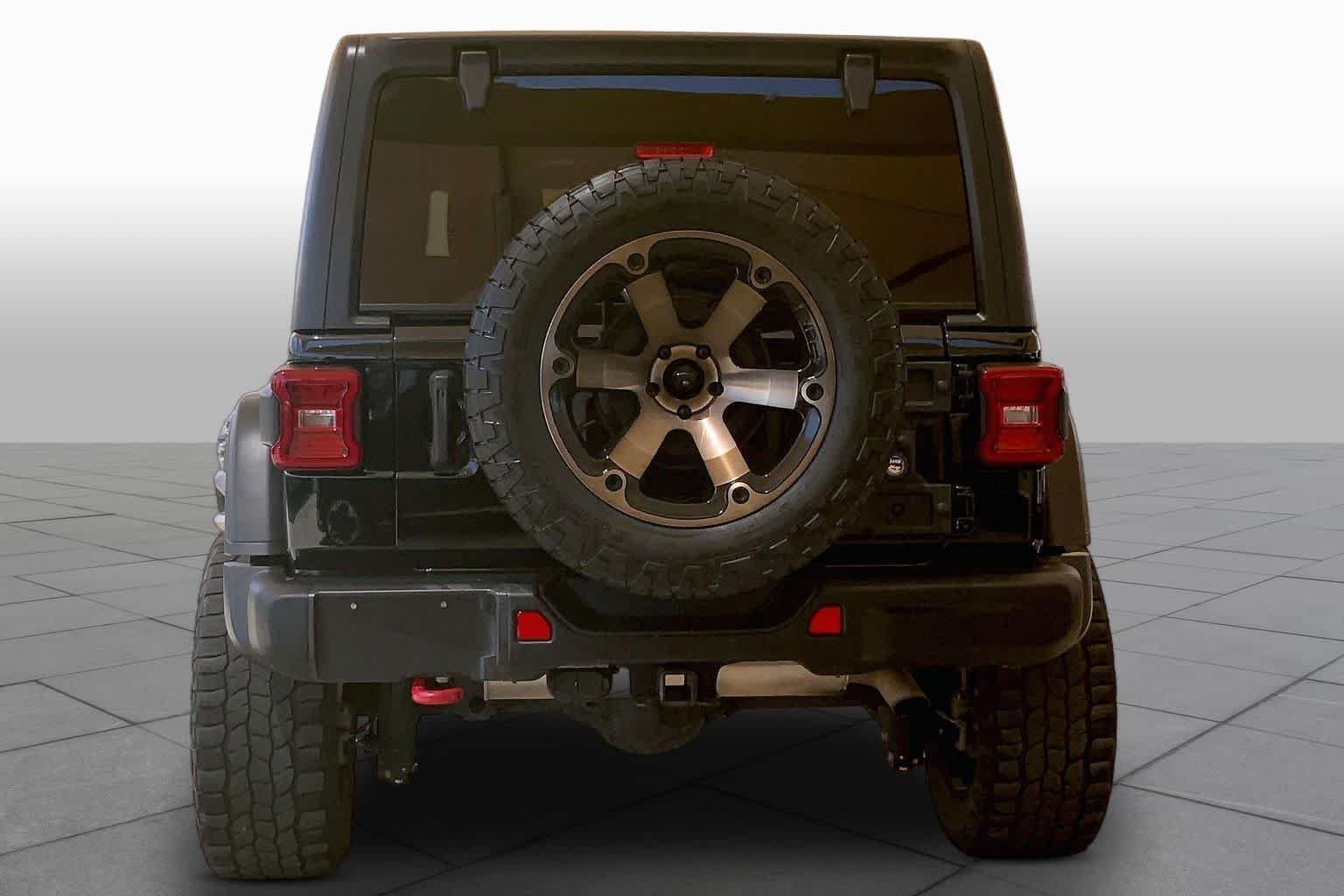 Used 2021 Black Clearcoat Jeep Unlimited Rubicon image 5