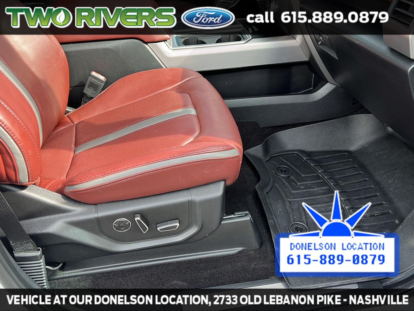 Used 2018 White Platinum Tri-Coat Metallic Ford Platinum image 48