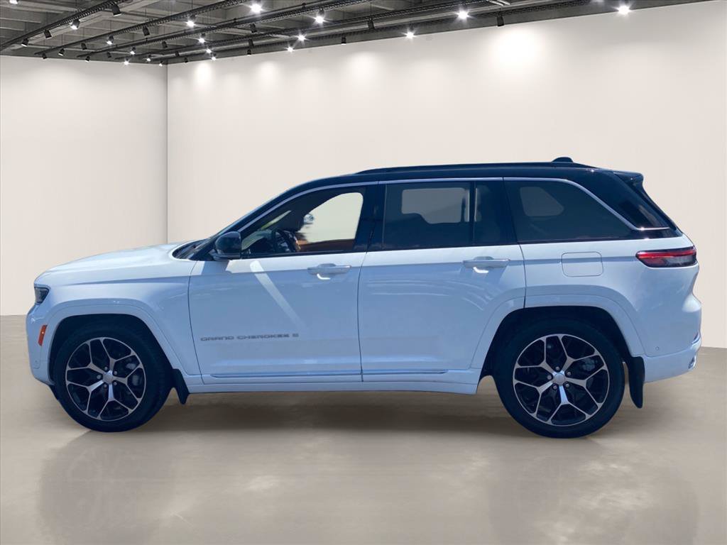 Used 2025 Bright White Clearcoat Jeep Summit Reserve image 4