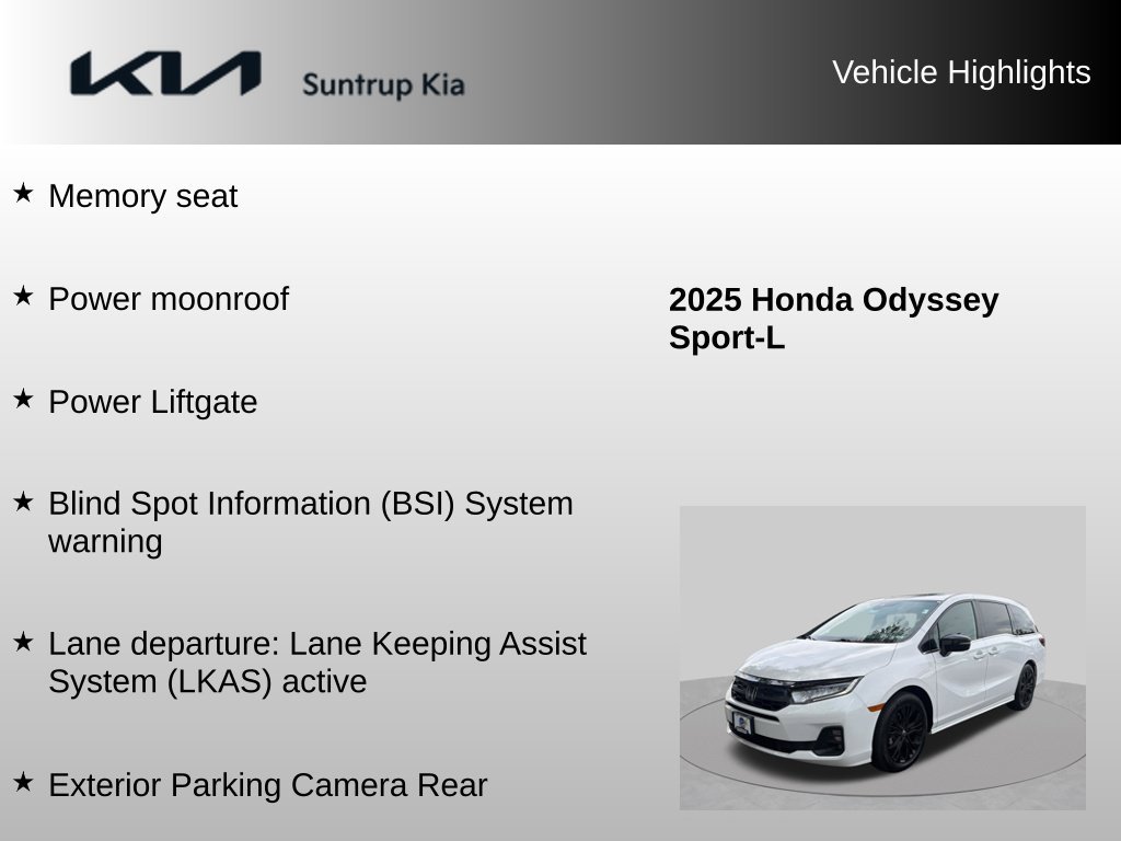 Used 2025 White Honda Sport-L image 7