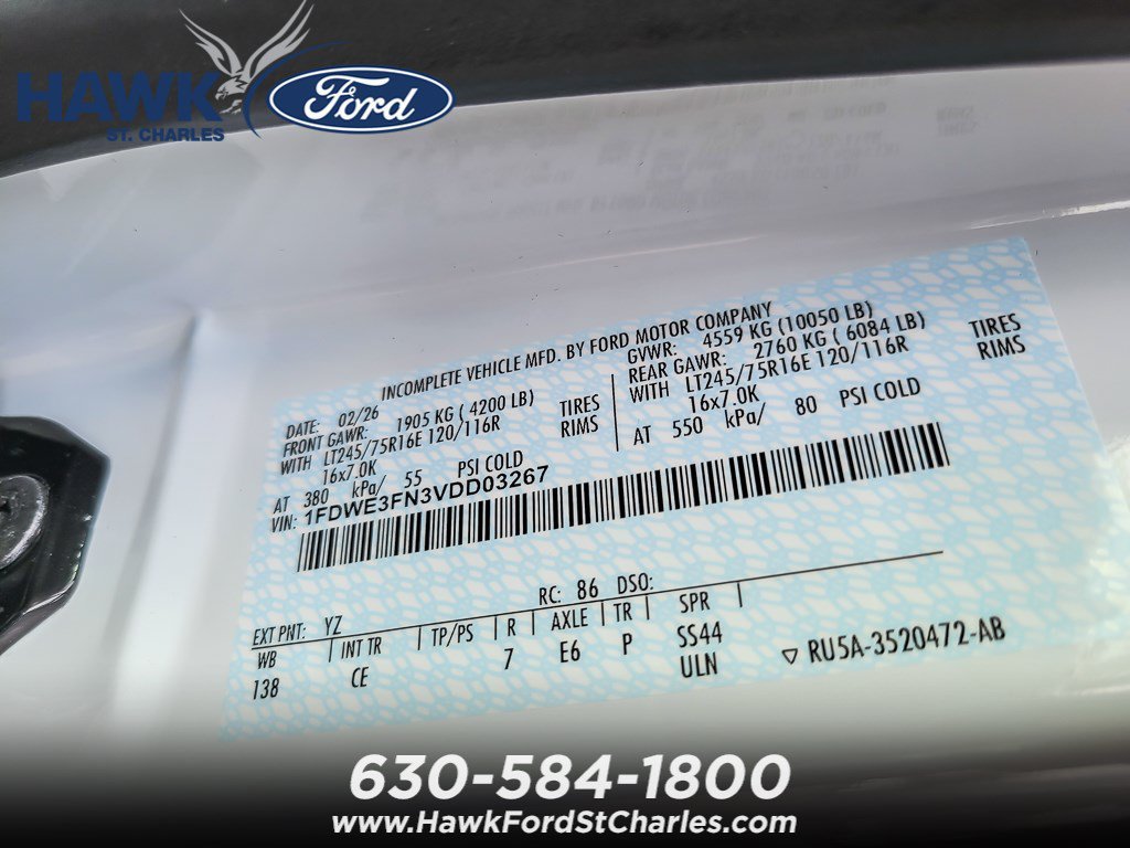 New 2027 Oxford White Ford E-350 SRW image 17