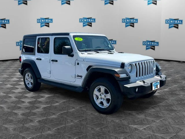 Certified Used 2023 White Jeep Sport S image 8