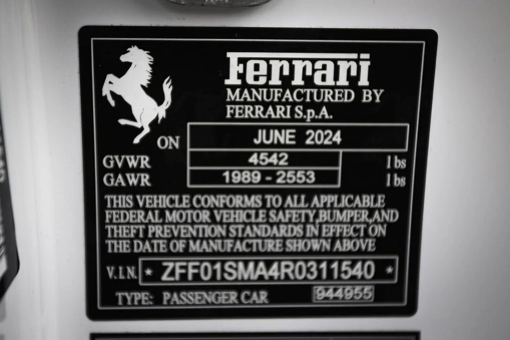 Certified Used 2024 Bianco Cervino Ferrari  image 53