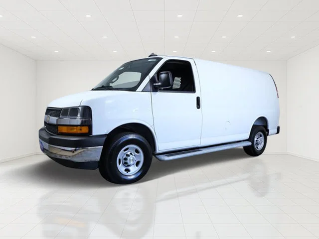 Certified Used 2025 White Chevrolet Work Van image 2