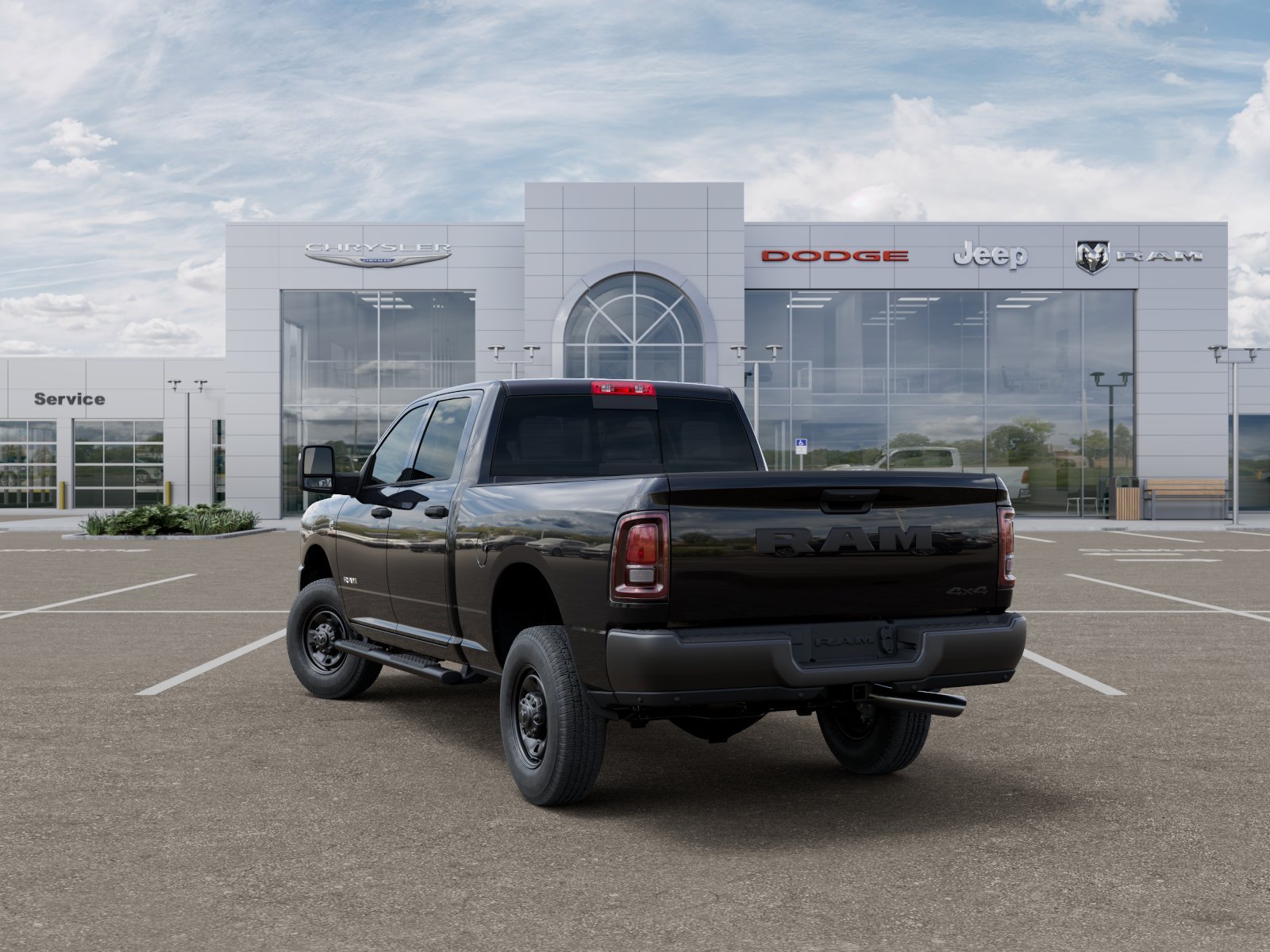 New 2026 Diamond Black Crystal Pearl-Coat Exterior Paint RAM Warlock image 29