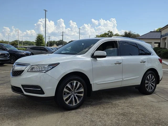 Used 2015 White Acura Tech Pkg image 7