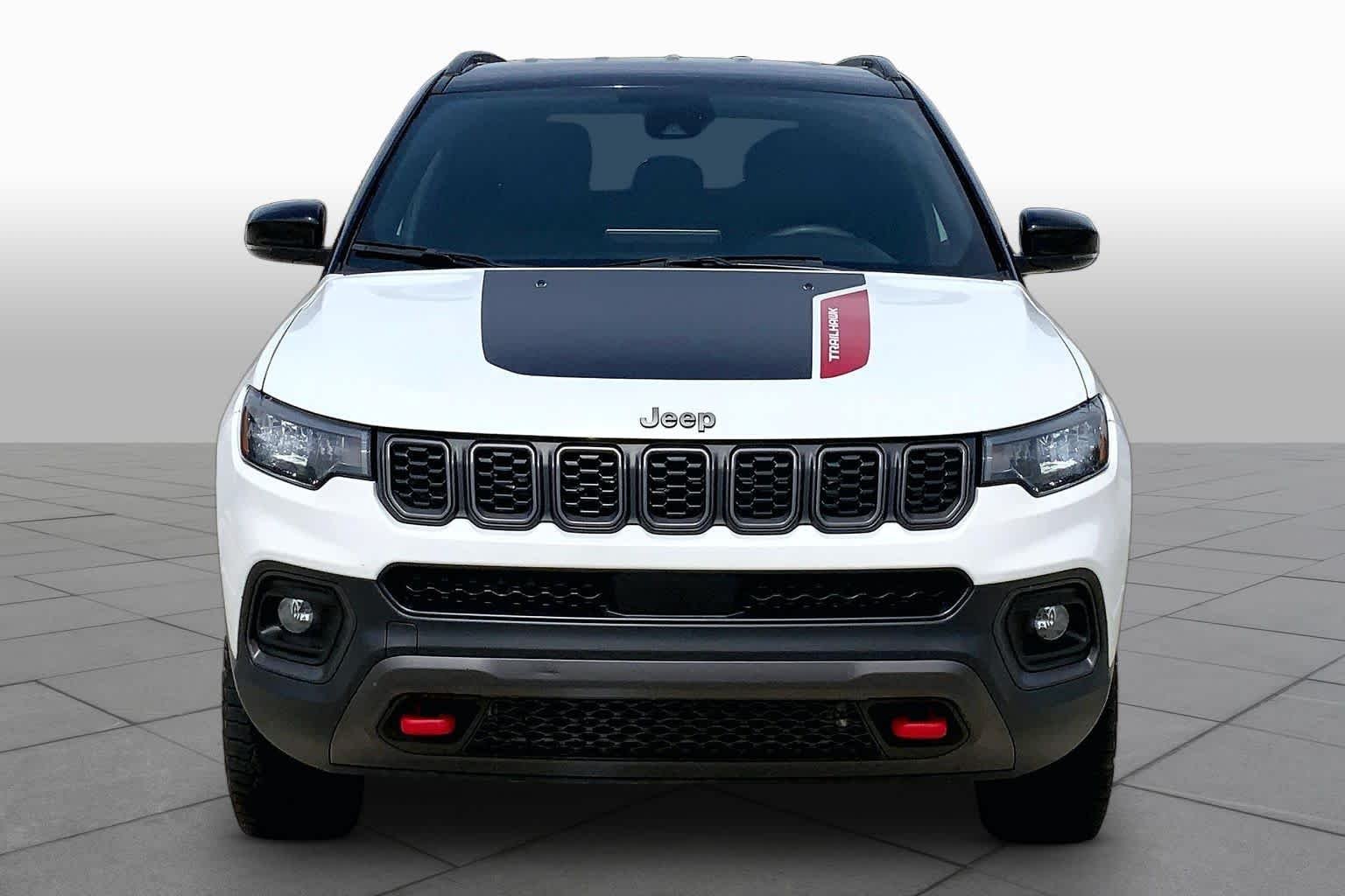Used 2024 Bright White Clearcoat Jeep Trailhawk image 4
