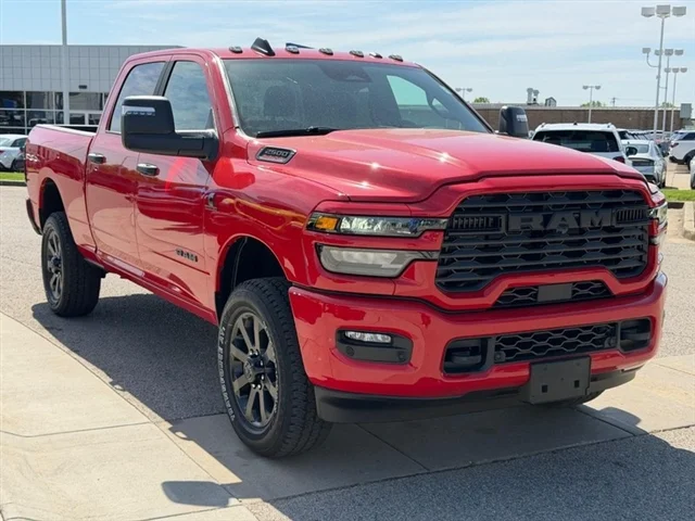 New 2026 Flame Red Clear-Coat Exterior Paint RAM Big Horn image 3