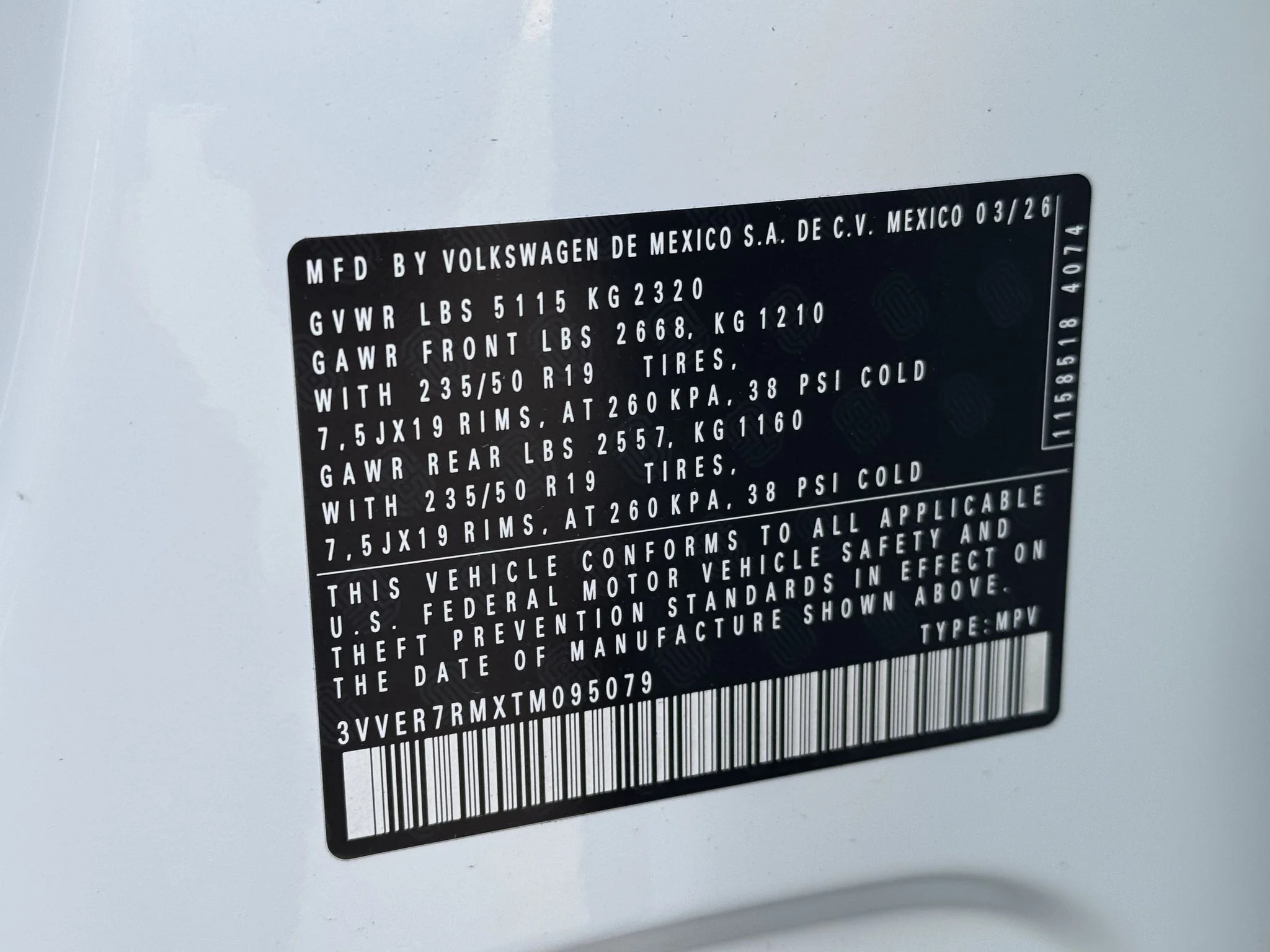 New 2026 Pure White Volkswagen SE image 34