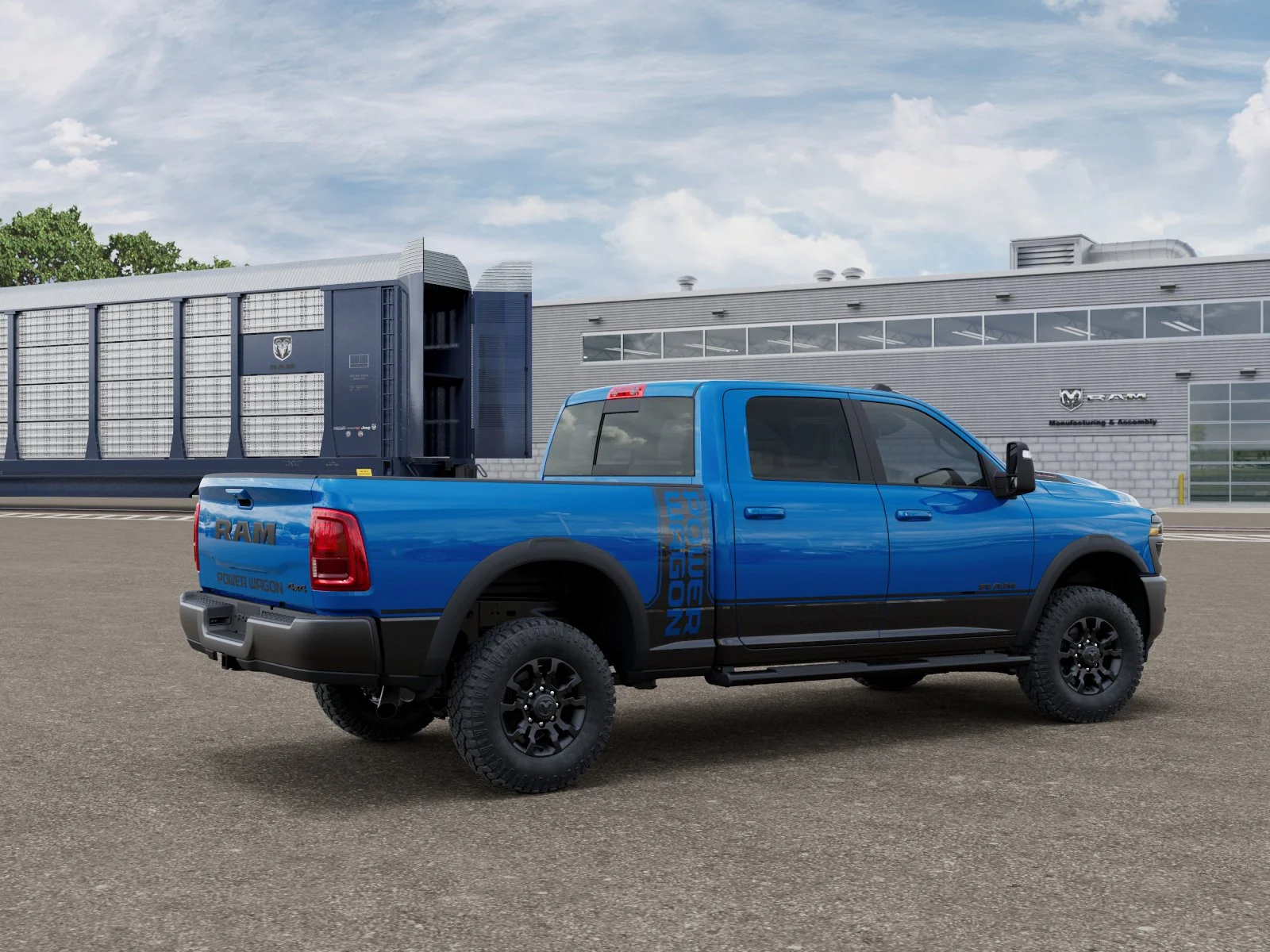 New 2026 Hydro Blue Pearl-Coat Exterior Paint RAM POWER WAGON image 2