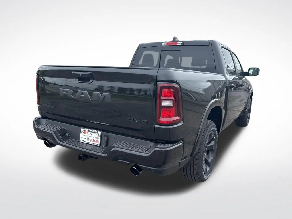 New 2026 Diamond Black Crystal Pearl-Coat Exterior Paint RAM BIG HORN image 3