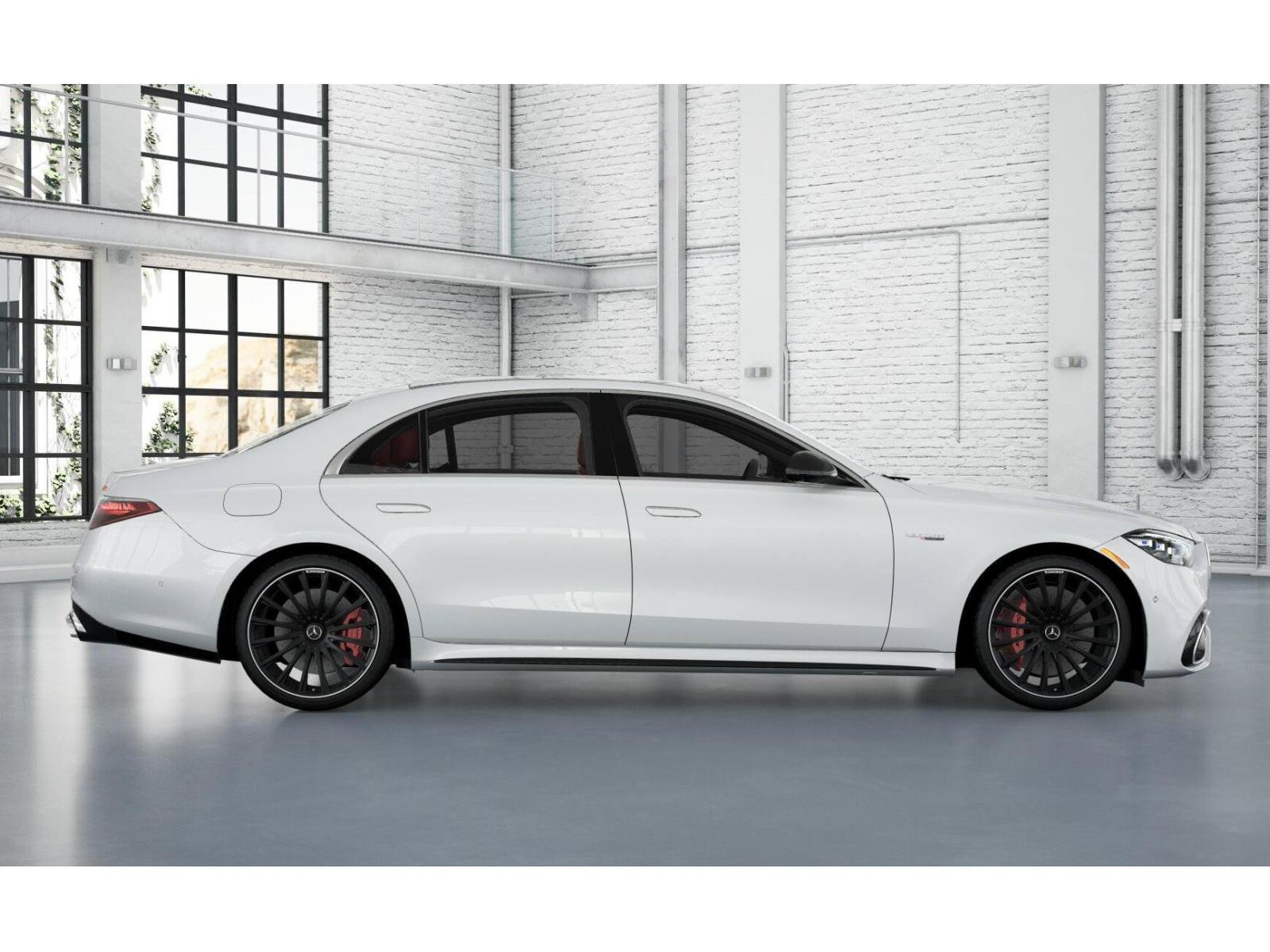 New 2026 MANUFAKTUR Moonlight White Metallic Mercedes-Benz S 63 E AMG® image 46